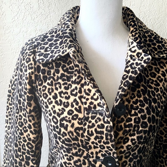 Girls Animal Print Dress Coat Sz 10-12 - Picture 7 of 15